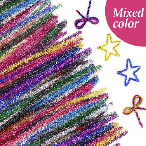 Multicolour Chenille Stems for Decoration - 100pcs