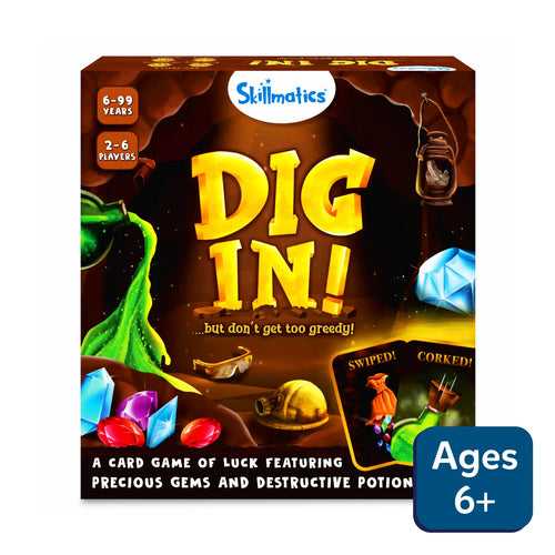 Dig In |  Fun & Fast-paced Game of Luck (ages 6+)