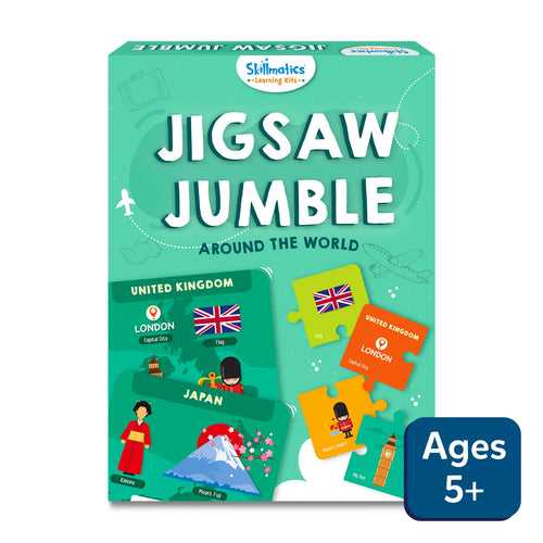 Jigsaw Jumble - Around the World (ages 5+)