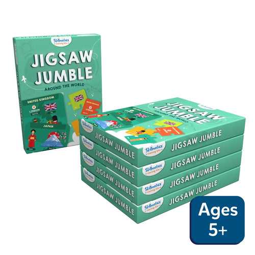 Jigsaw Jumble - Around the World | Pack of 5 (ages 5+)