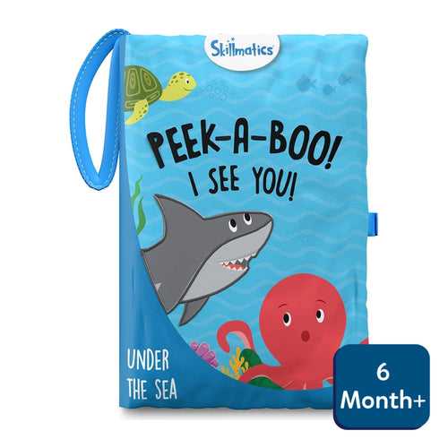 Peek-A-Boo: Under The Sea | Interactive Cloth Book (Ages 6+ months)