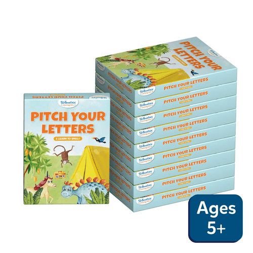 Pitch Your Letters - & Learn to Spell | Pack of 10  (ages 5+)