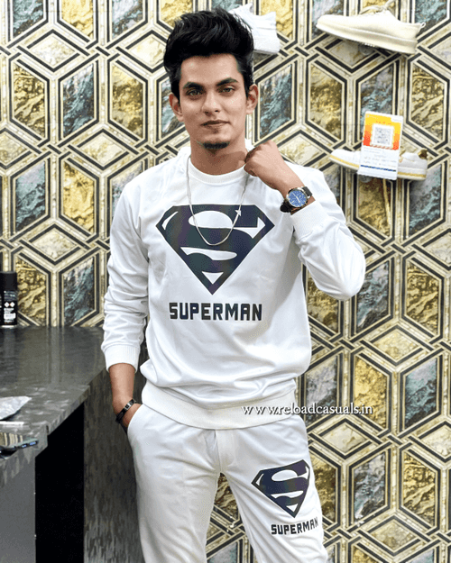 Superman Reflective Full Track Suit - Combo