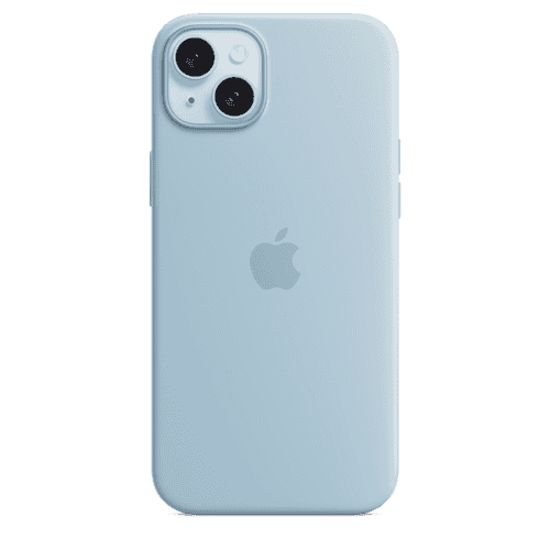 iPhone 15 Plus Silicone Case with MagSafe - Light Blue