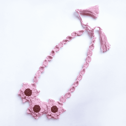 Blossom Handcrafted Crochet Necklace