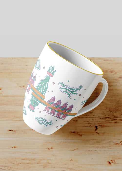 Atah Manthan Churn Mug | Set of 1 Porcelain Mug