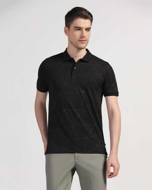 Polo Black Printed T-Shirt - Triey