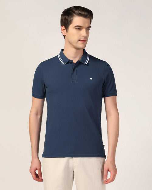 Polo Deep Blue Solid T-Shirt - Klaus