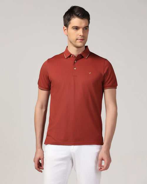 Polo Rust Solid T-Shirt - Emerald