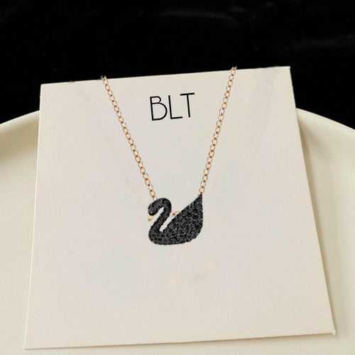 Swan Minimal Chain Necklace