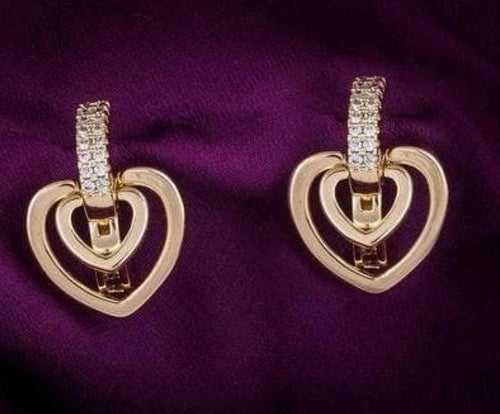 Hearts AD Studded Earrings