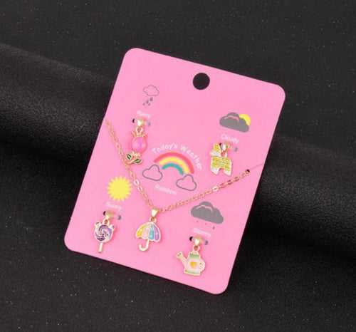 Umbrella Jewellery Combo Set (5 items)