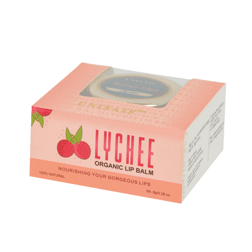 Lychee Organic Butter Lip Balm (8g) Gorgeous Lips | 100% Natural | Mineral Oil Free