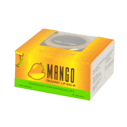 Mango Organic Butter Lip Balm (8g) Gorgeous Lips | 100% Natural | Mineral Oil Free