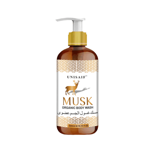 Musk Arabian Luxury Organic Body wash (300ml) | Sulphate & Paraben Free| Skin Friendly| Optimum PH| Nourishing