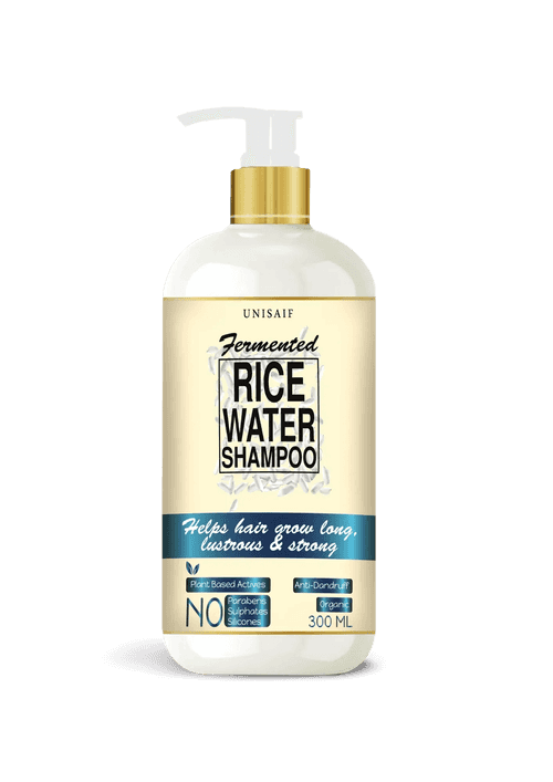 Fermented Rice Water Organic Shampoo (300ml) With Rice Water For Frizzy Hair| Volumizes Hair| Increase Shine | Silky Texture| NO SULPHATE NO PARABEN