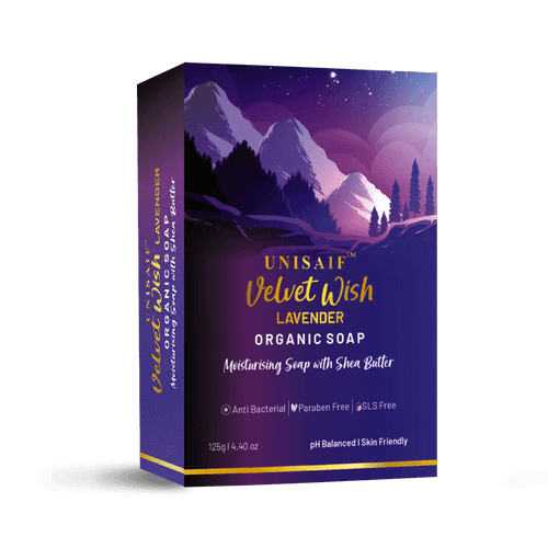 Velvet Wish Lavender Organic Soap 125g (pack of 2)