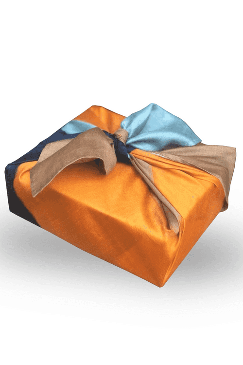 Tangerine Silk Gift Wrap