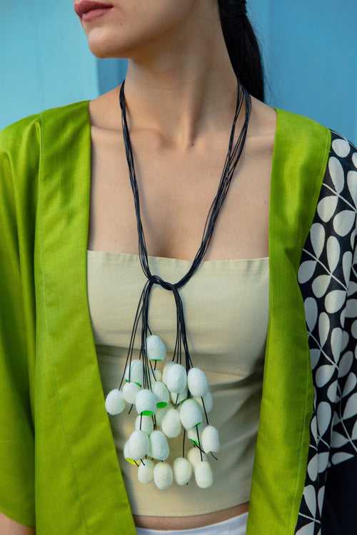 The 'Artic lime' Necklace