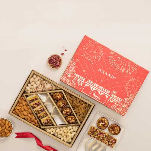 Anand's Assorted Sweets Gift Box - Royal Bandhan (656gms)