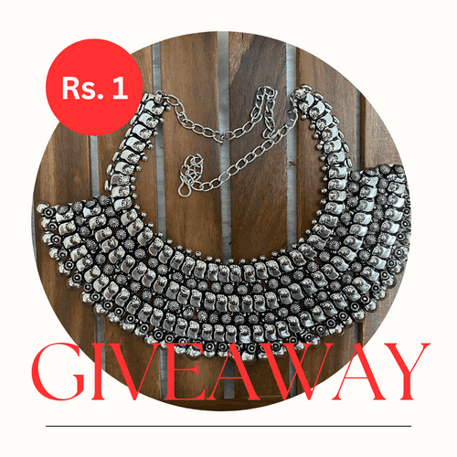 Oxidised Statement Necklace For Women