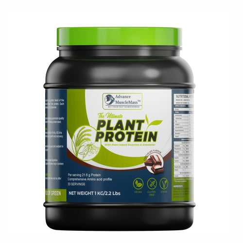 Advance MuscleMass Ultimate Plant Protein with anti oxidant extract