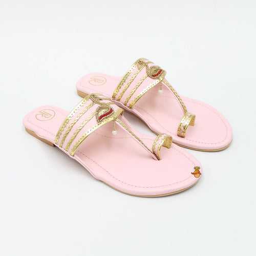 Baby Pink Flamingo Flats