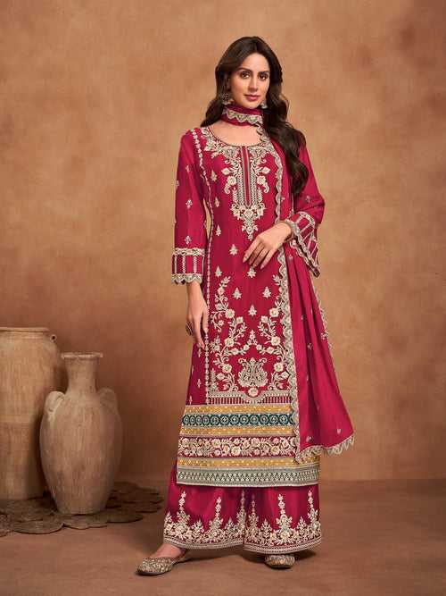 Rani Embroidered Partywear Palazzo-Suit