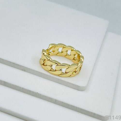 Golden Chain Design Ring