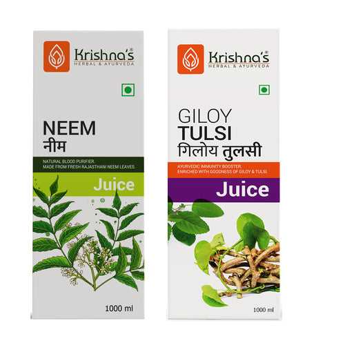 Neem Juice 1000 ml | Giloy Tulsi Juice 1000 ml