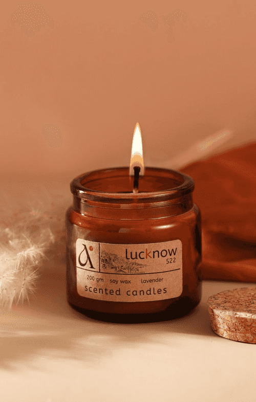 Atimoda "Unveiling Opulence Lucknow Scented Candles"
