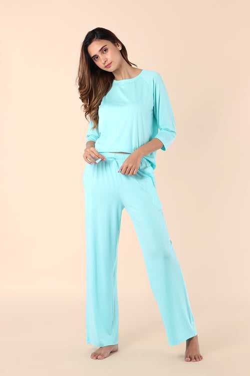 Insanely Soft TENCEL™ Modal Lounge Set- Icy Blue