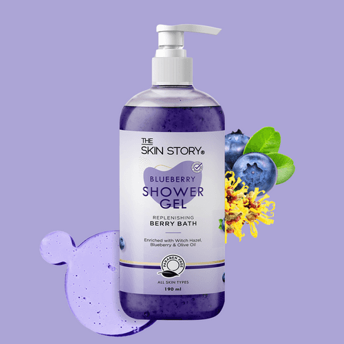Refreshing Shower Gel | All Skin Types | Infused with Blueberry & Shea Butter | 190ml