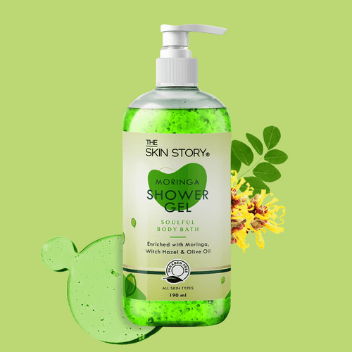 Reviving Shower Gel | All Skin Types | Soft Skin | Infused with Moringa & Shea Butter | 190ml