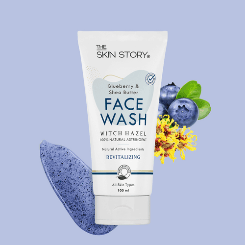 Deep Cleansing Facewash | Non-Drying & Moisturizing | All Skin Types |  Witch Hazel, Blueberry, Shea Butter | 100ml