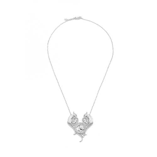 Mawu 92.5 Silver Pendant - Celestial Pendant - Silver Plated