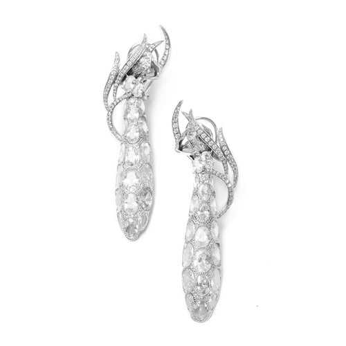 Parthenope 92.5 Silver Earrings : Maiden's Voice
