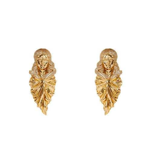 From the Flames Earrings - Gold Plated