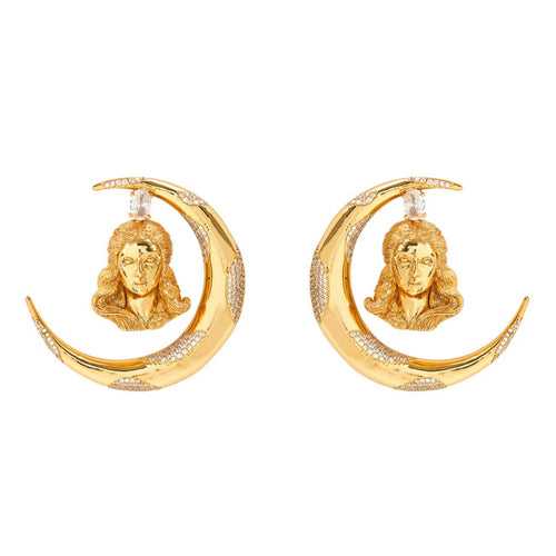 Luna's Lullaby Gold Plated Earrings