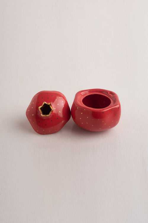 Pomegranate Jar - Red