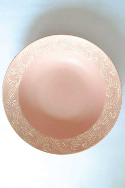 Henna Flat Platter - Matte Pink (Seconds)