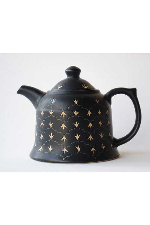Temple Bell Teapot - Matte Black (Seconds)