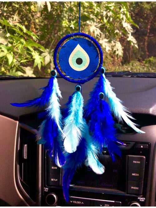 Evil Eye Canvas Car Hanging