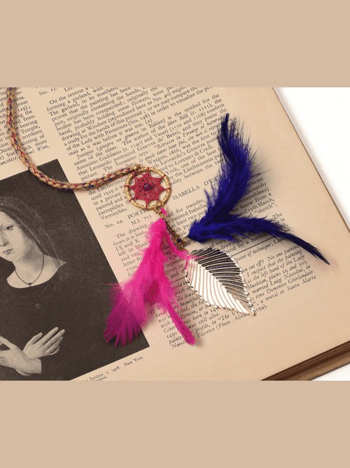 Pink Purple Dream Catcher Book Mark