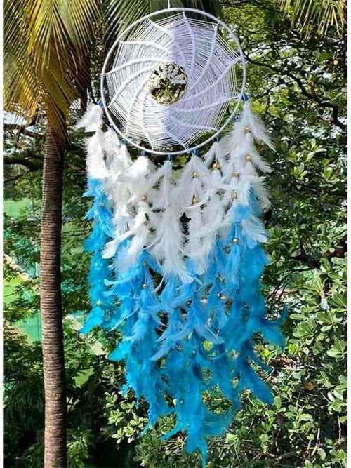 Serenity White and Blue Wall Large Dream Catcher