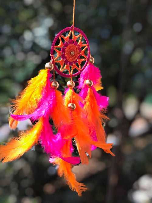 Orange Flower Car Hanging