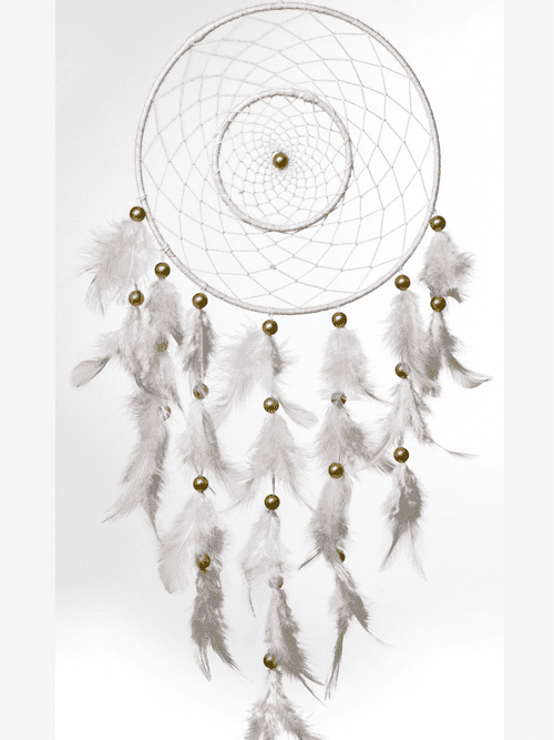 White Duet Dream Catcher