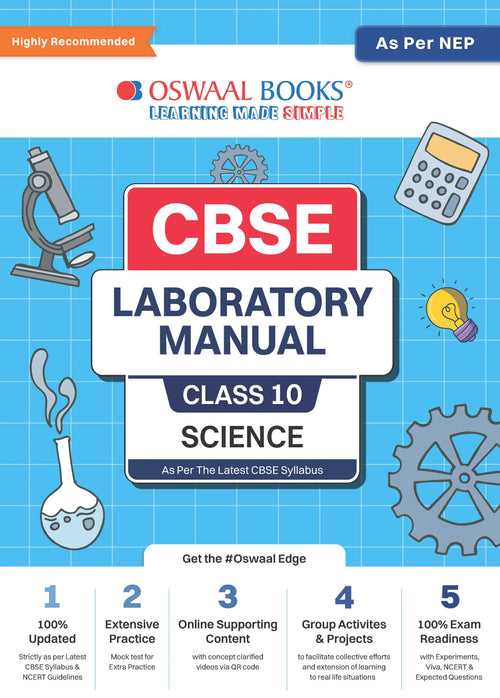 CBSE Laboratory Manual Class 10 Science Book  | As Per NEP | For Latest Exam
