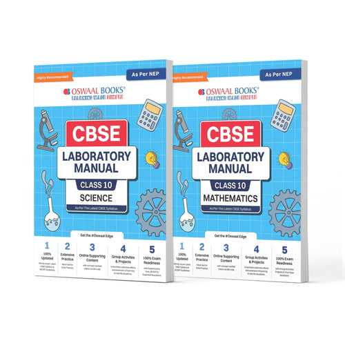 CBSE Laboratory Manual Class 10 Science & Mathematics Book | Set of 2 Books | For Latest Exam