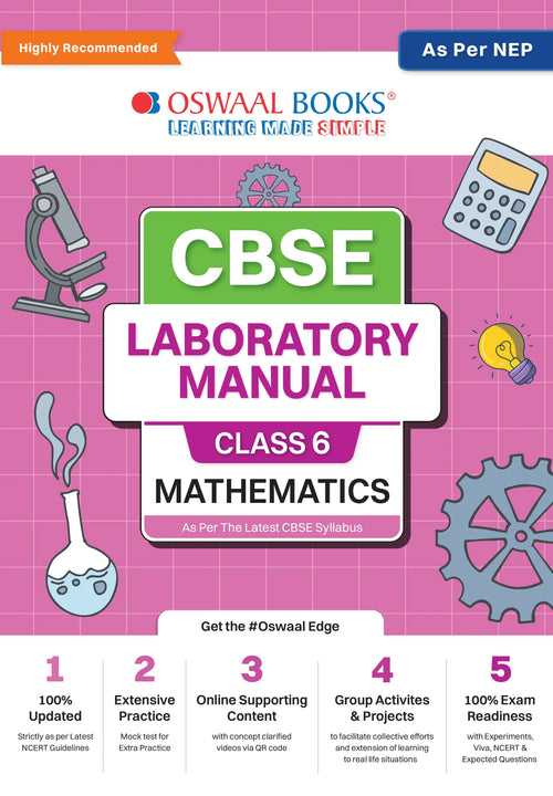 CBSE Laboratory Manual Class 6 Mathematics Book | As Per NEP | Latest Updated